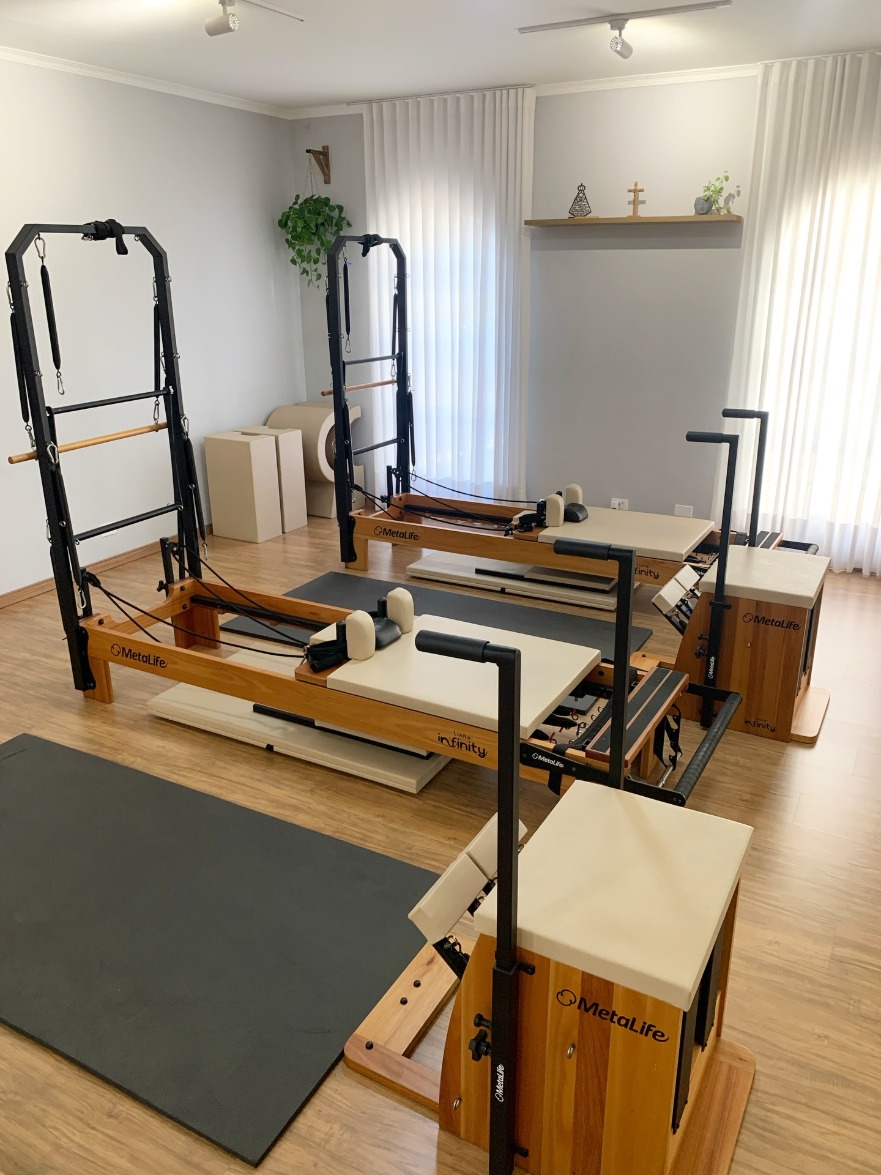 Estúdio de Pilates com aparelhos MetaLife